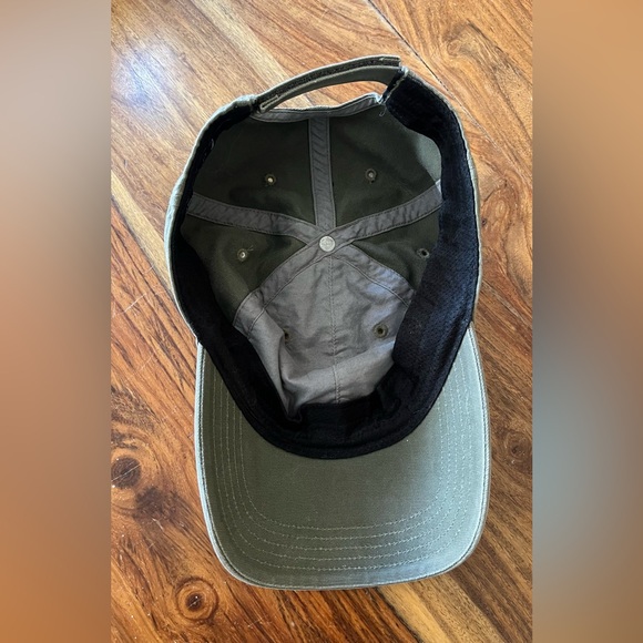 Carhartt Hat Cap Dusty Olive Canvas Outdoor Dad Workwear Hook & Loop Strapback - Picture 5 of 5